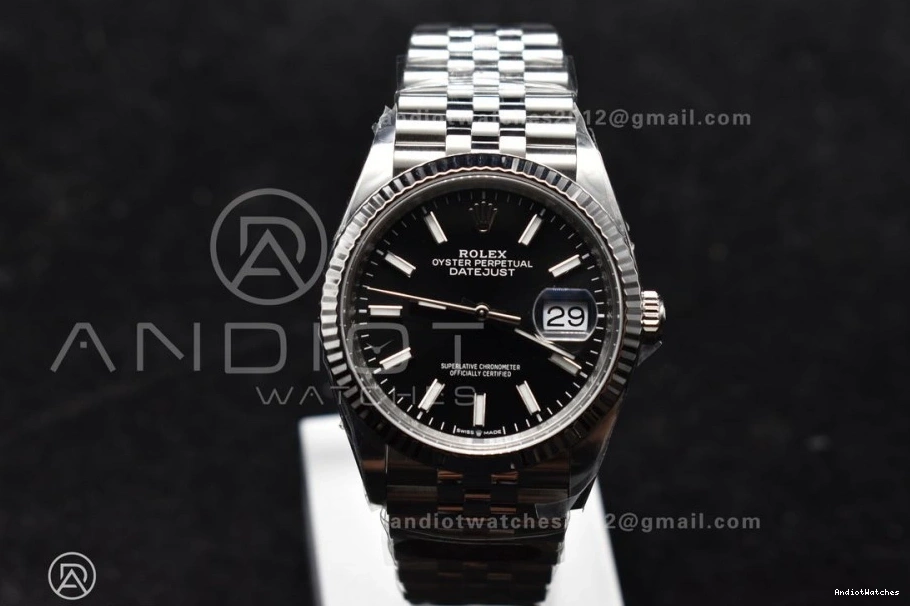 559 Dial Edition 904L Stick on Steel Best 36 Attractive VR 1:1 DateJust Clean Bracelet 126234 Jubilee Black 0116
